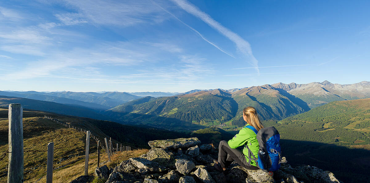 Katschberg Wanderung Panorama Rennweg