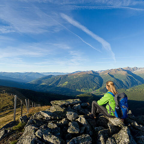 Katschberg Wanderung Panorama Rennweg