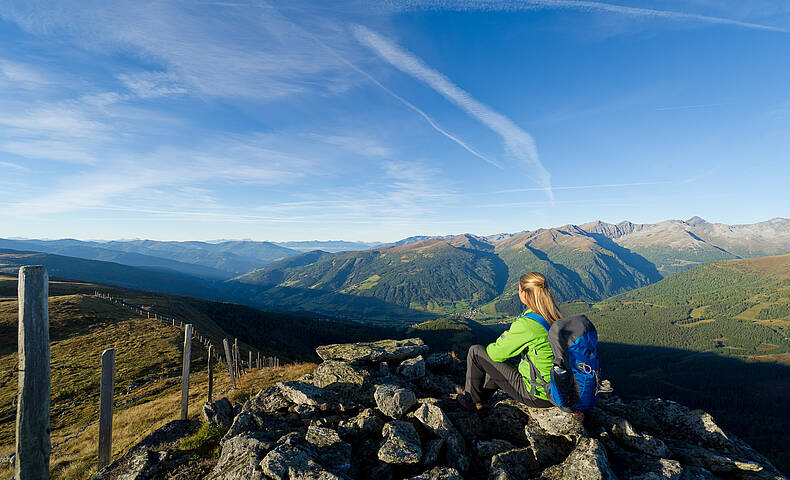 Katschberg Wanderung Panorama Rennweg