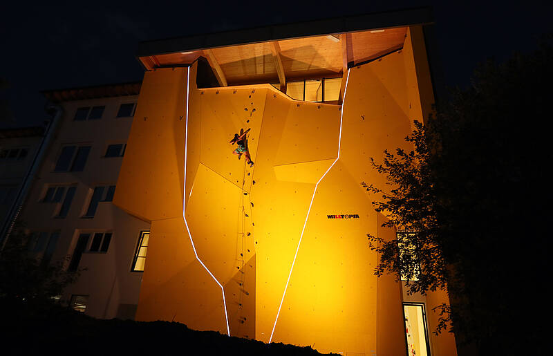 Aussenkletterwand Kletterhalle Villach Stefan Pohinig