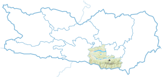 Woerthersee Rosental map