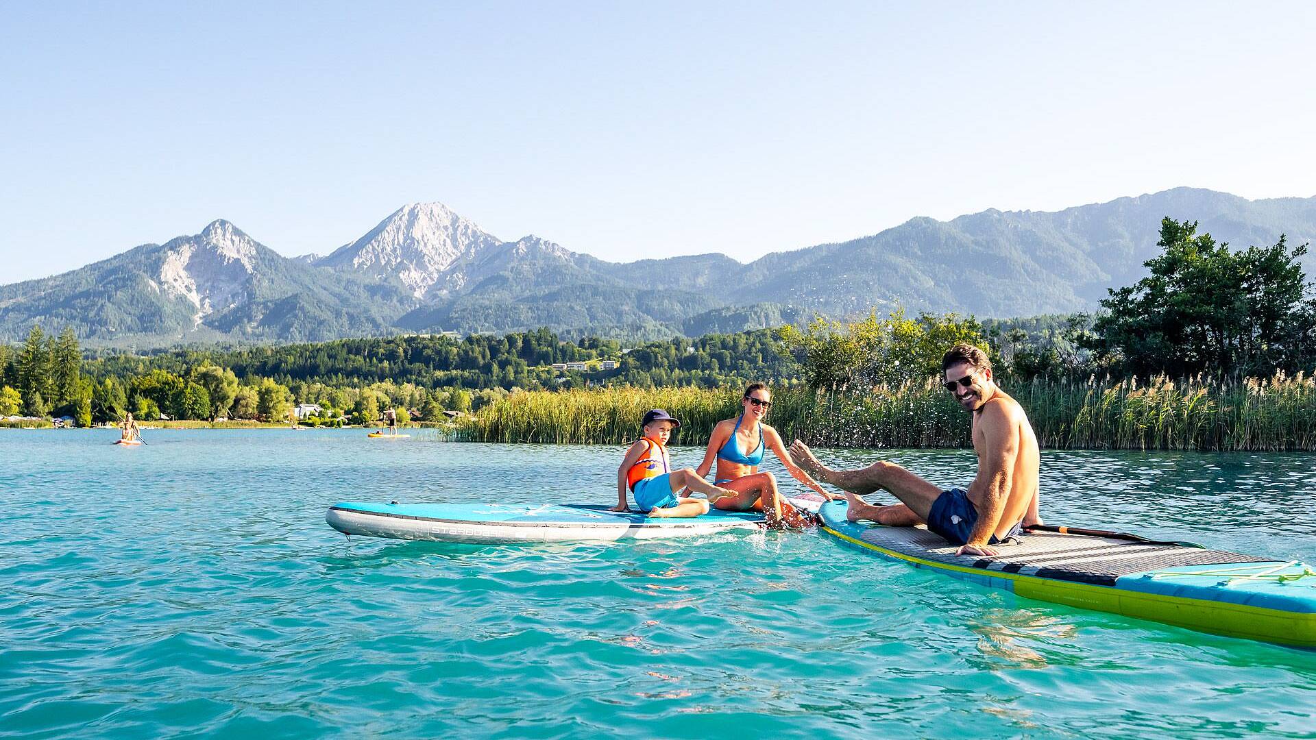 Wassersport am Faaker See mit der Familie