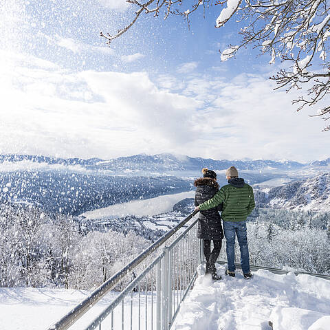 Winter am Millstätter See