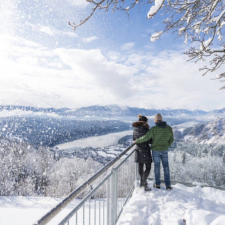 Winter am Millstätter See