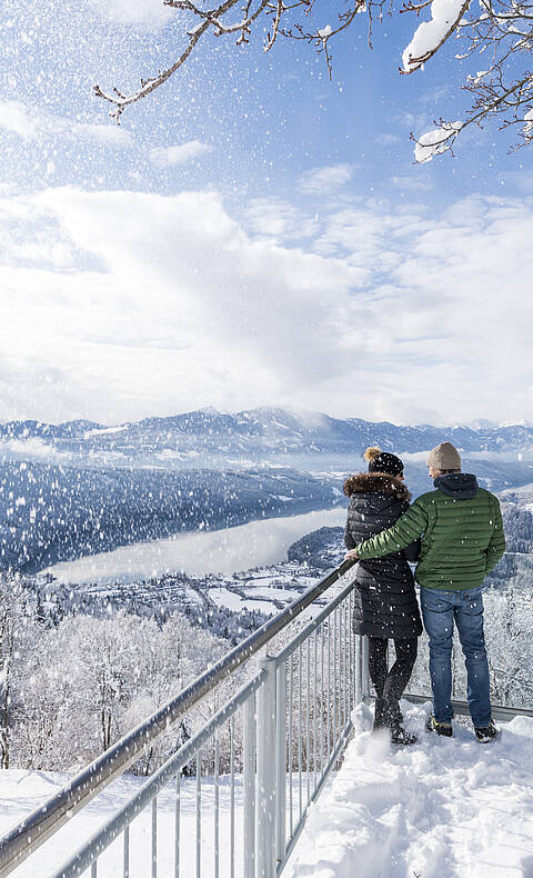 Winter am Millstätter See