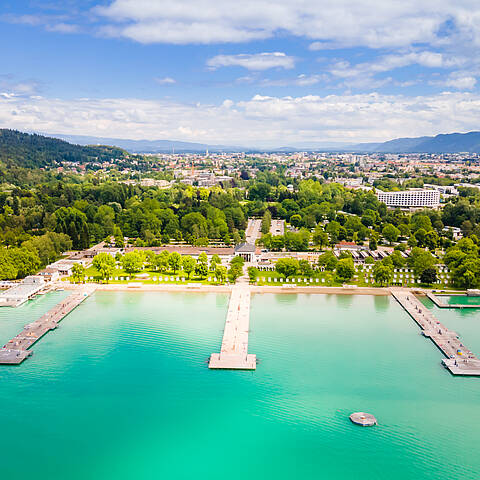 Klagenfurt_Baden im Strandbad Klagenfurt