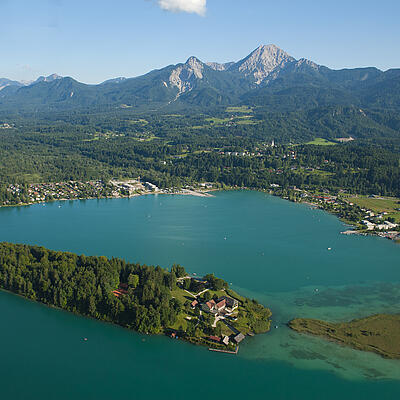 Faaker See mit Mittagskogel Faaker See mit Mittagskogel