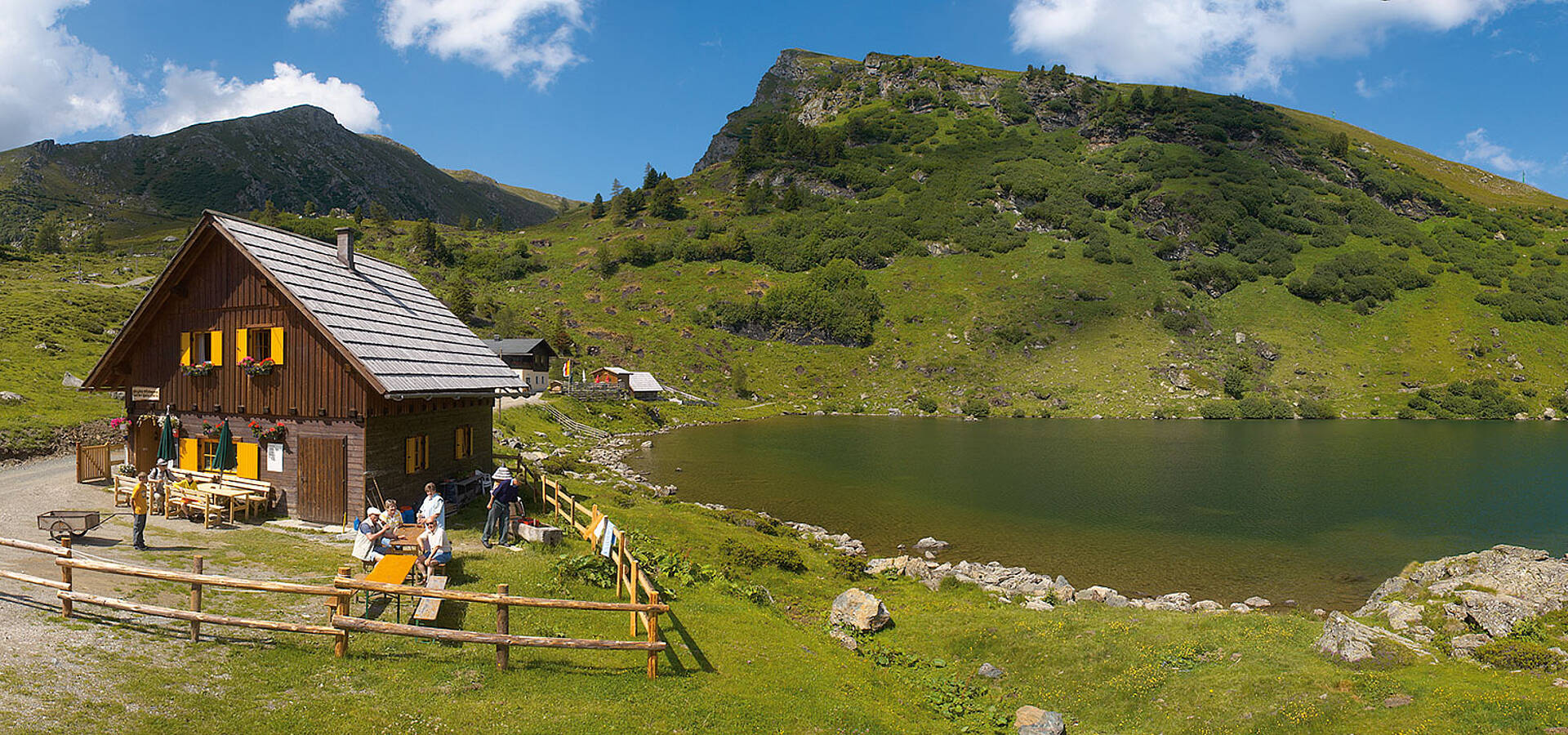 Alpe-Adria-Trail Falkertsee Halter Huette 