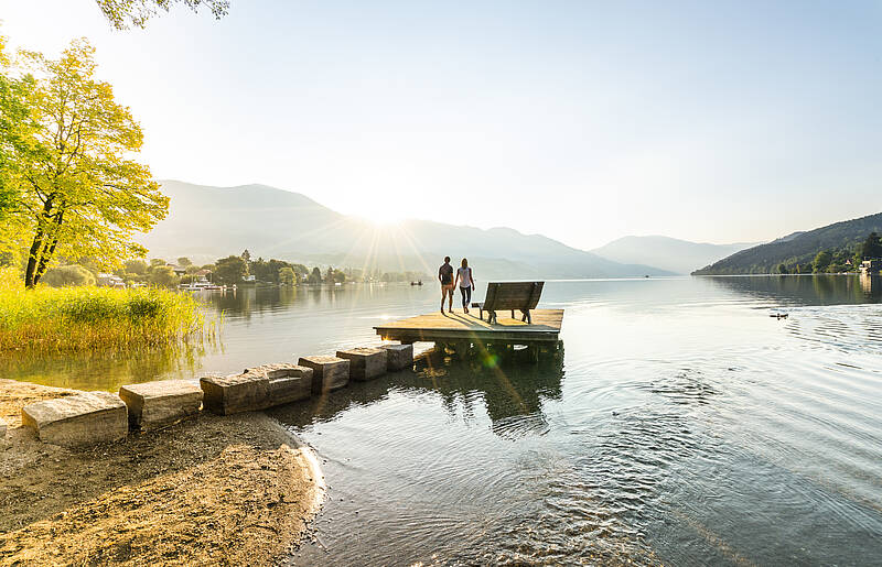 Familie am Millstätter See