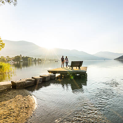 Familie am Millstätter See