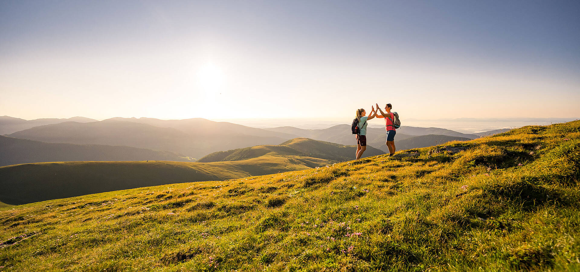 Wandern am Nockberge-Trail am Falkert 