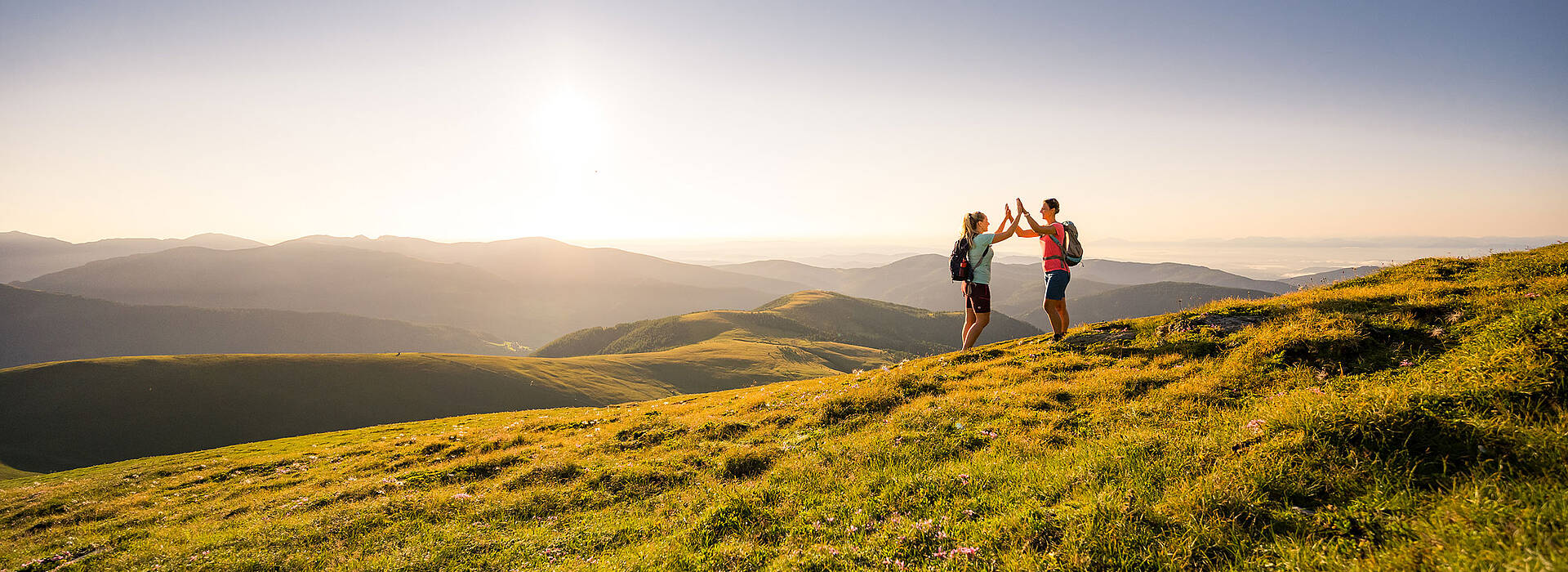 Wandern am Nockberge-Trail am Falkert 