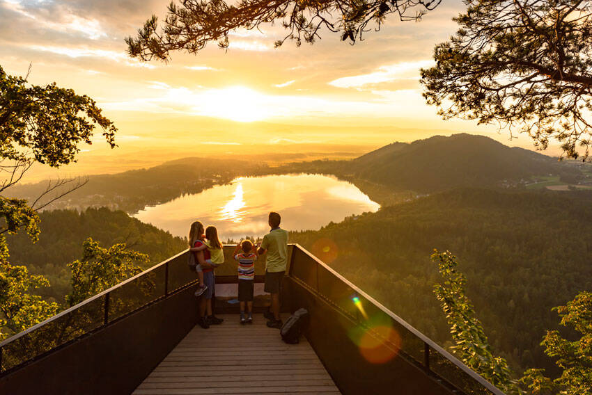 Klopeiner See Südkärnten Herbst