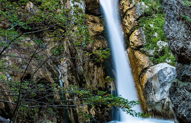 Tschaukofall in der Tscheppaschlucht