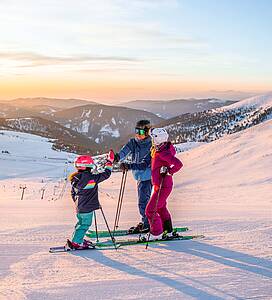 Familienwinter auf der Sonnenseite der Alpen