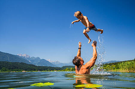 Schluga Strandbad am Pressegger See