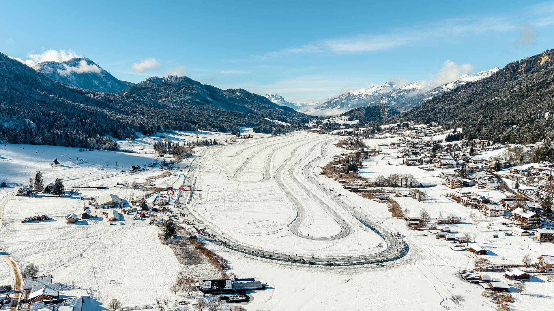 11 Stadte Tour am Weissensee, Kärnten, Österreich