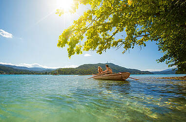 Ruderboot am Wörthersee