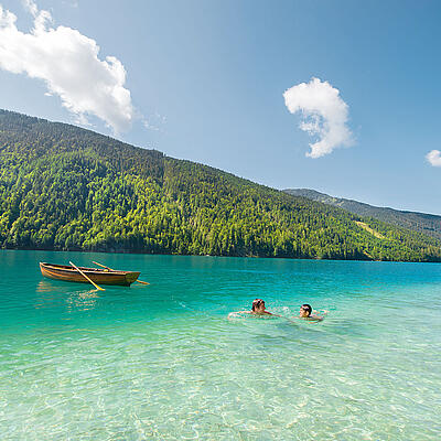 Schwimmen im Weissensee