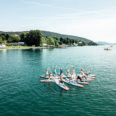 Yoga am Woerthersee