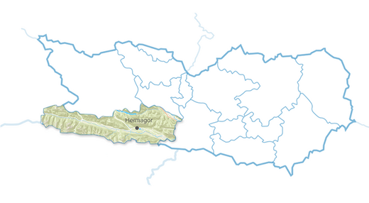 Region Nassfeld Presseggersee Karte