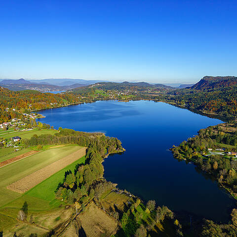 Blick auf den Keutschacher See