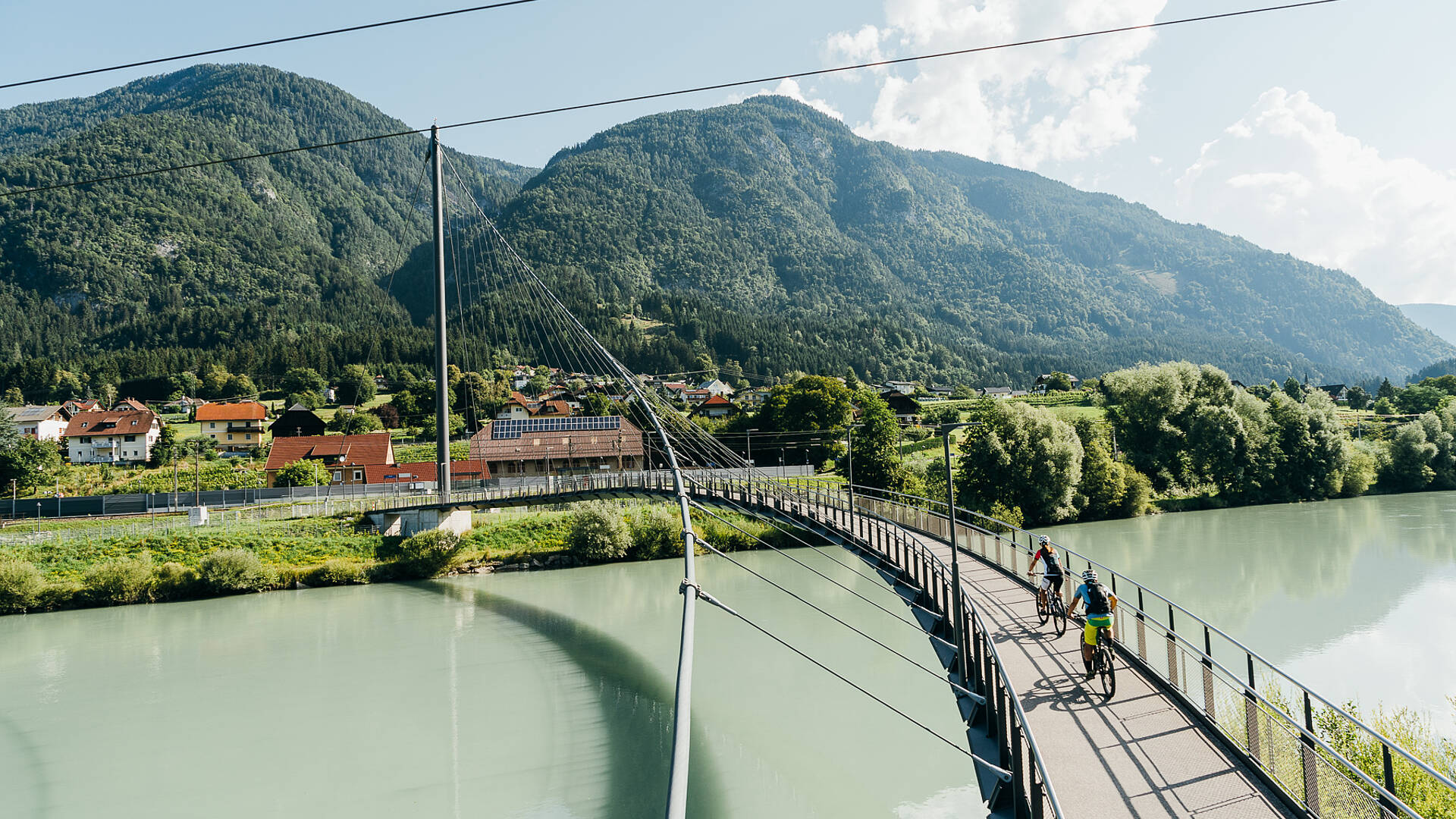 Bahn und Rad - Radsprinter Hohe Tauern - Radbrücke Puch Weissenstein