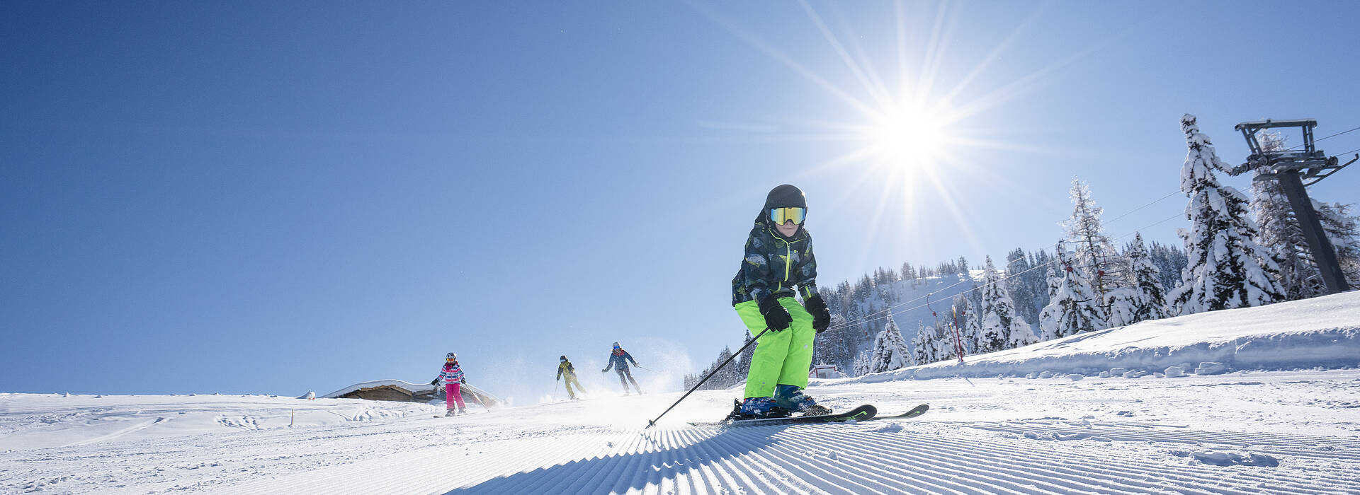 Skifahren am Sportberg Goldeck