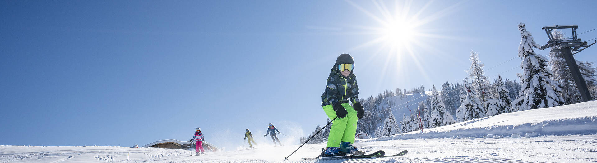 Skifahren am Sportberg Goldeck