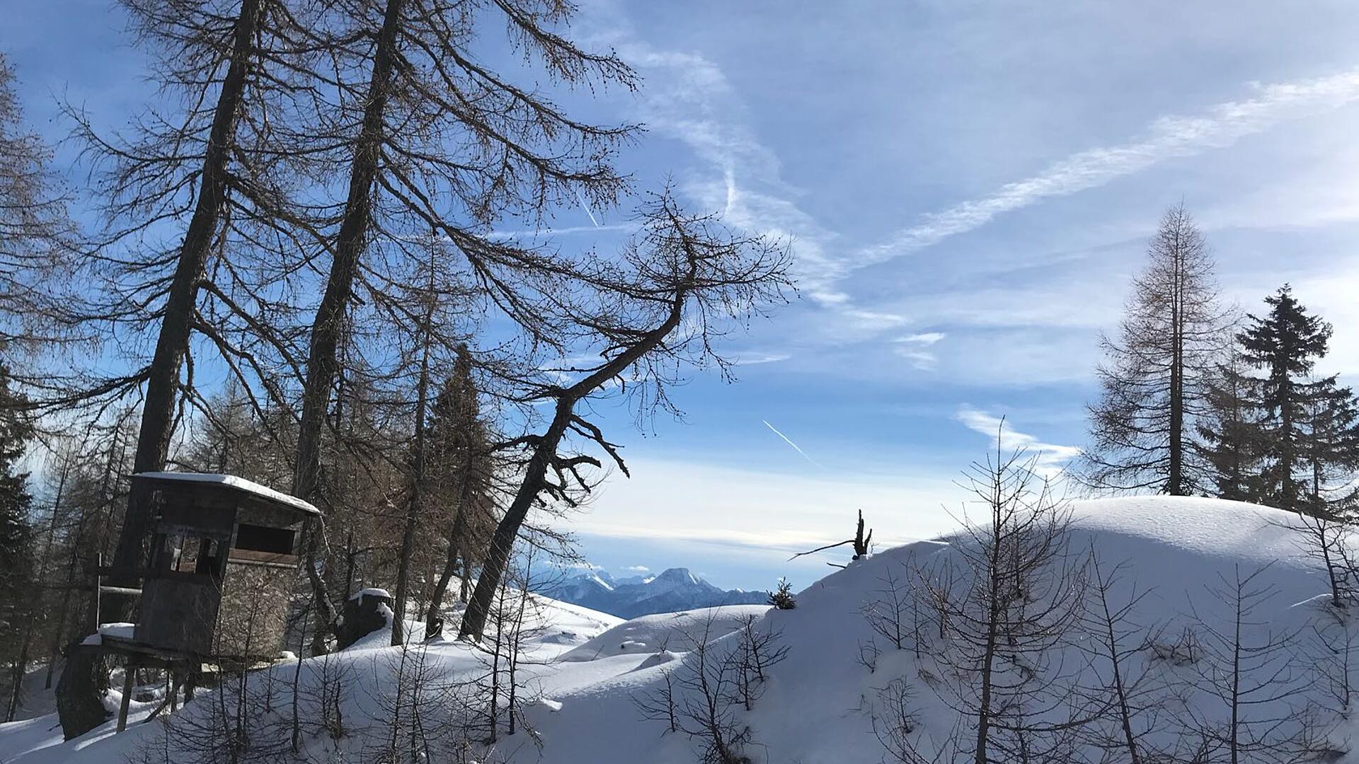 Dobratsch Skitour von Heiligengeist