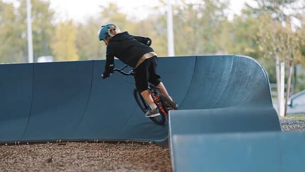 Pump Track für kids in Drobollach