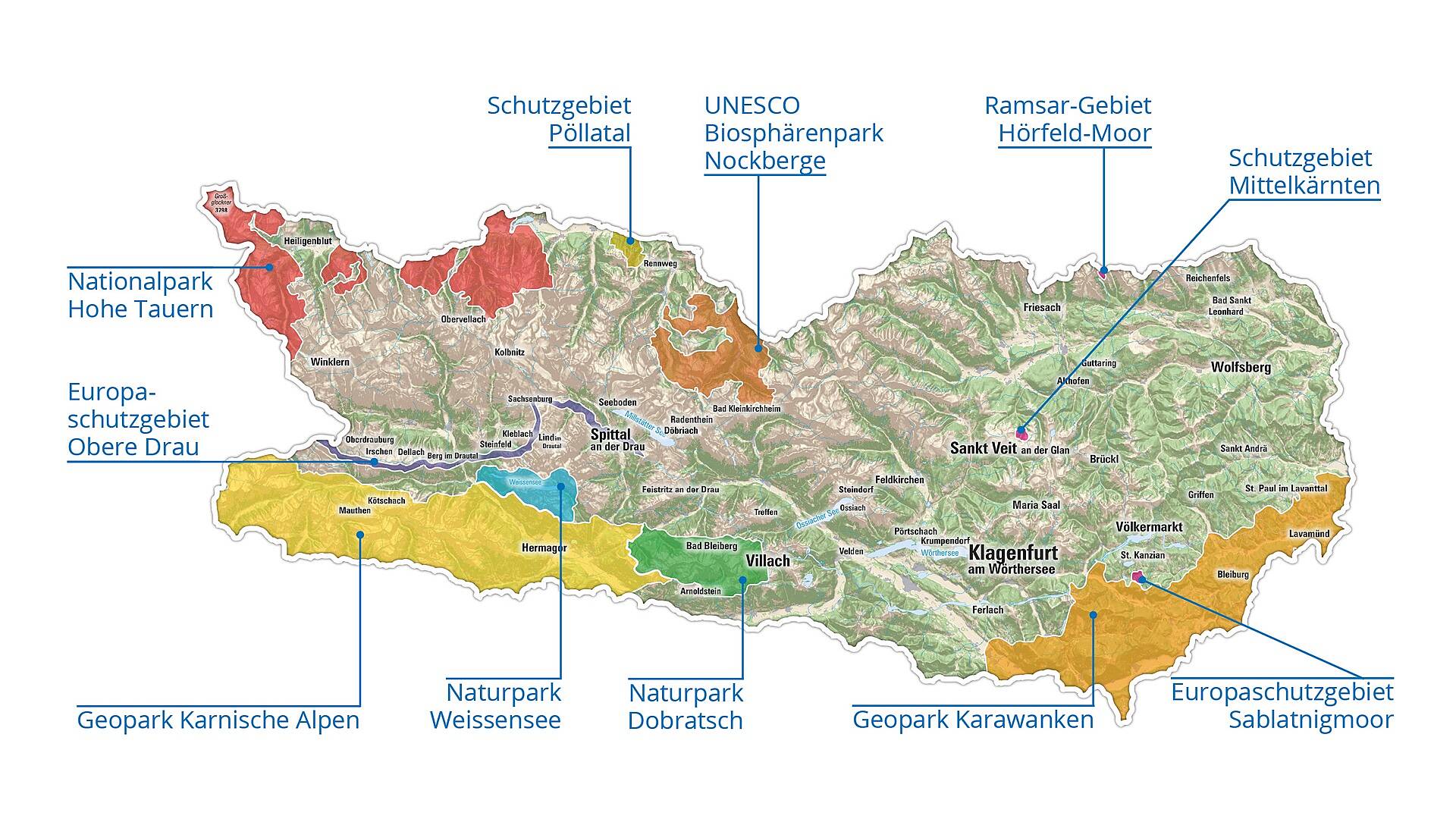 Schutzgebiete Kärnten