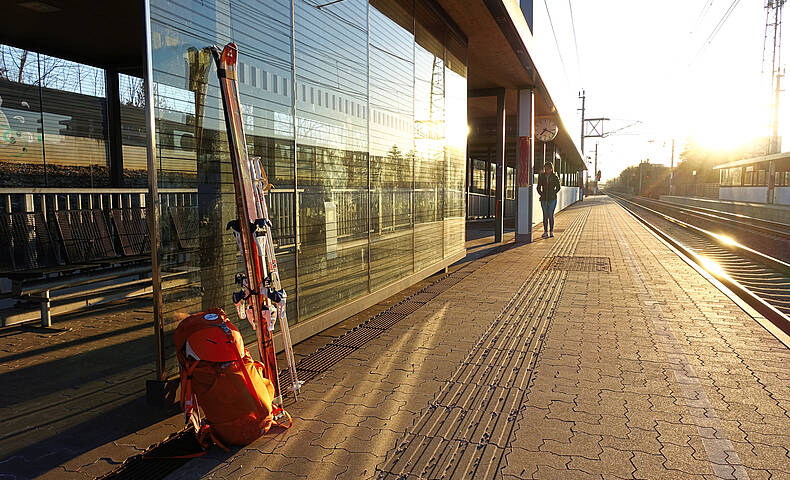 Skitour Dobratsch Bahnhof c Martin Heppner