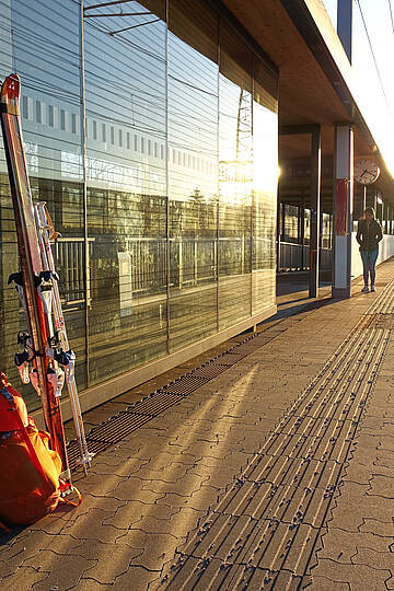 Skitour Dobratsch Bahnhof c Martin Heppner