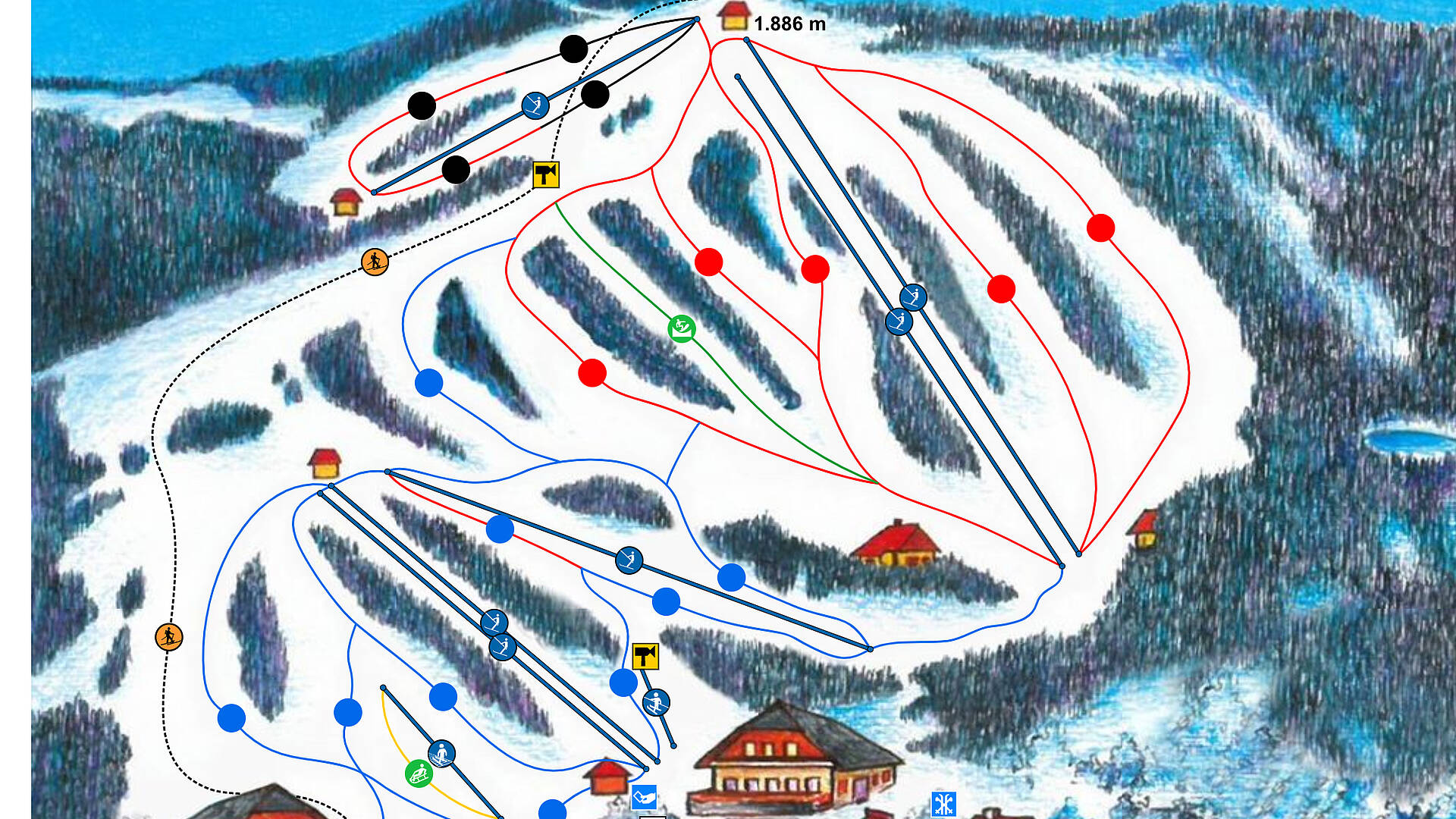 Weinebene Skipanorama