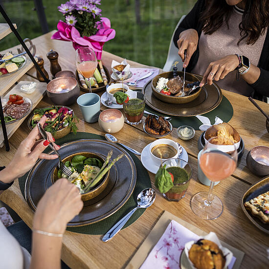 Kulinarik in der Glaskuppel in der Region Millstaetter  