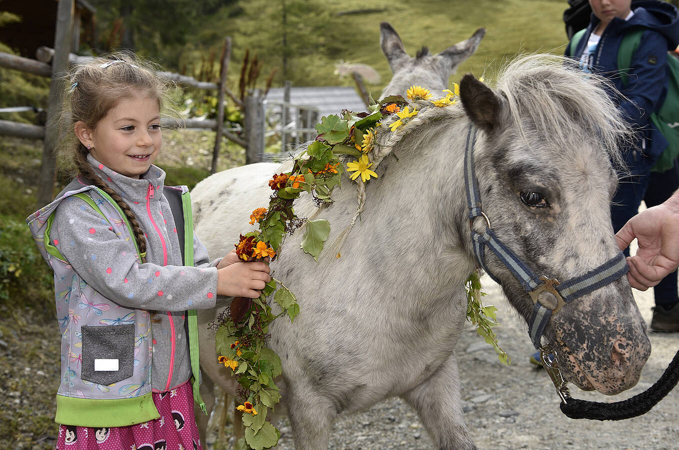 Kulinarik beim Ponyalmabtrieb in der Region Katschberg Lieser-Maltatal