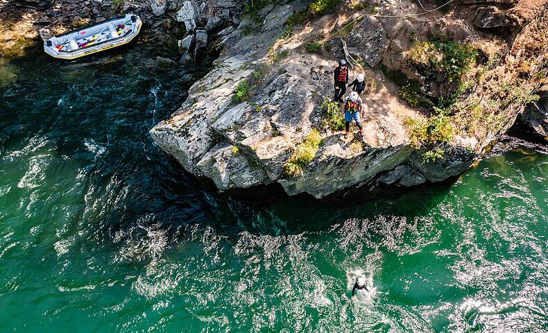 Wildwasserarena Flattach Wildwasser Rafting