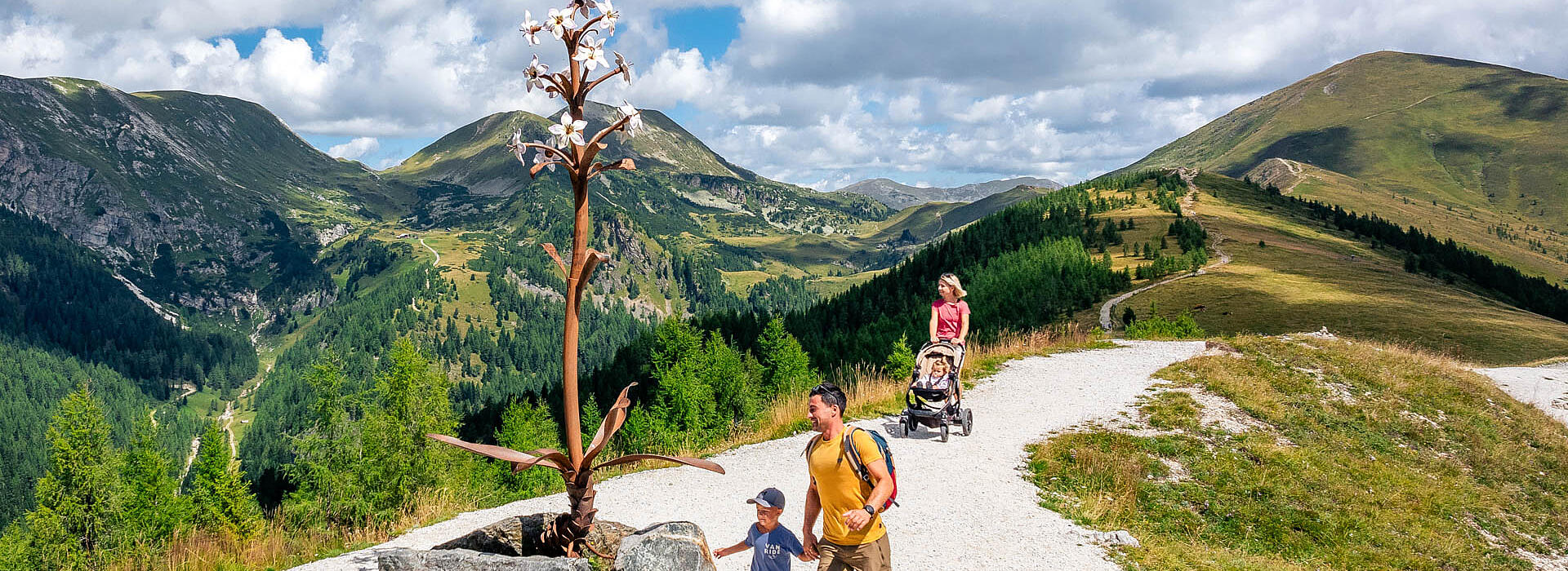 Wandern barrierefreies Bergerlebnis Bad Kleinkirchheim