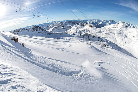 M&ouml;lltaler Gletscher Fun Park.