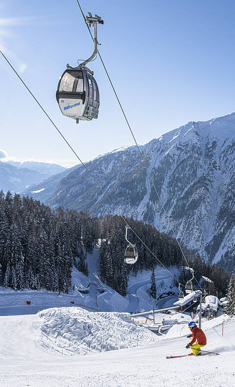 Gondeln Schifahren Heiligenblut