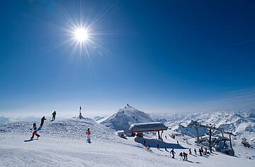 Moelltaler Gletscher Sonnenskilauf