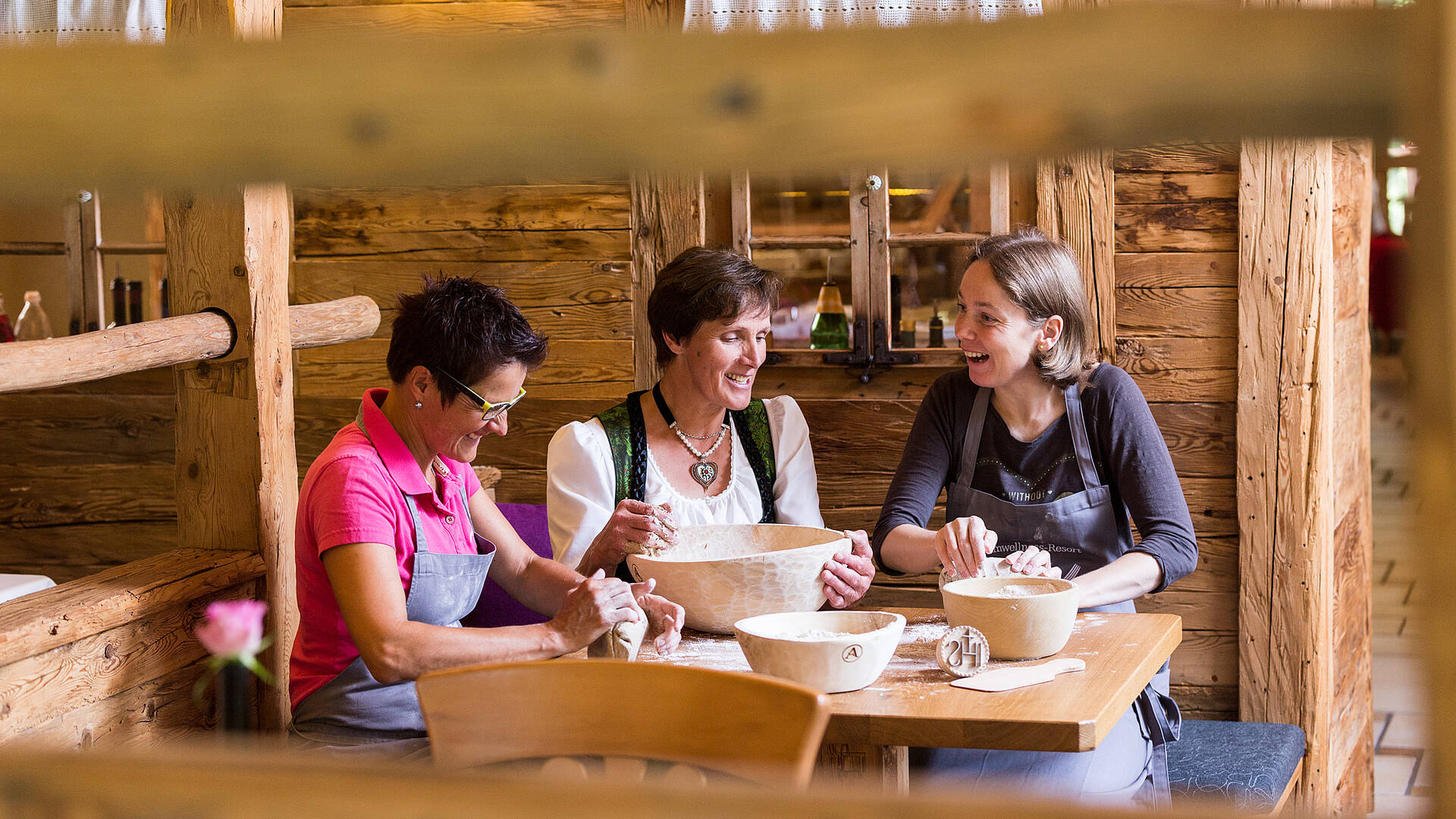 Lesachtaler Brotbackkurs im Tuffbad 