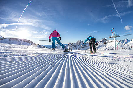 Skifahren am h&ouml;chsten Berg