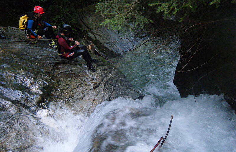 Canyoning in der Fragantschlucht