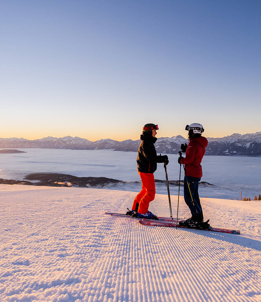 Skigenuss auf der Gerlitzen Alpe