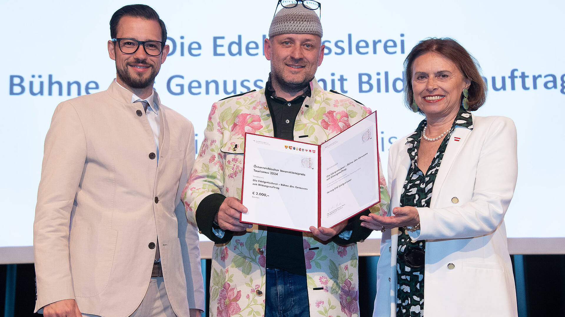 Verleihung Österreichischer Innovationspreis Tourismus 2024