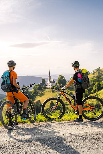 Mountainbike auf der Saualpe 