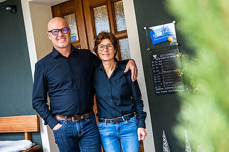 Johanna und Werner von der Pension Linder