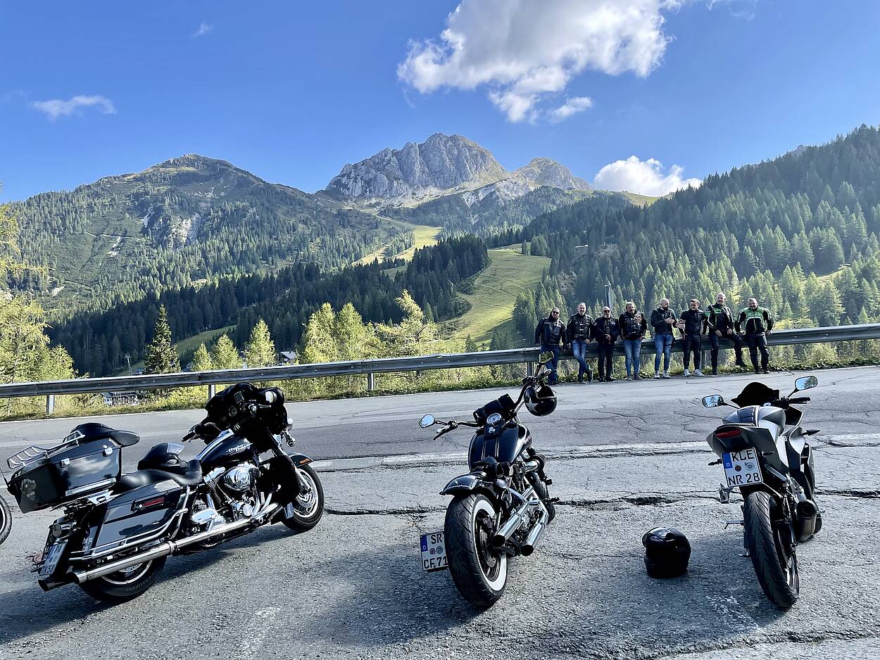Nassfeld Motorrad